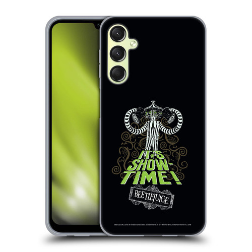 Beetlejuice Graphics Show Time Soft Gel Case for Samsung Galaxy A24 4G / Galaxy M34 5G