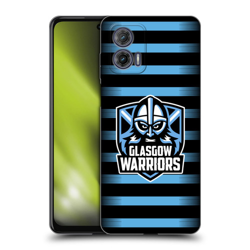 Glasgow Warriors Logo 2 Stripes Soft Gel Case for Motorola Moto G73 5G