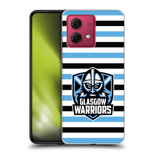 Glasgow Warriors Logo 2 Stripes 2 Soft Gel Case for Motorola Moto G84 5G
