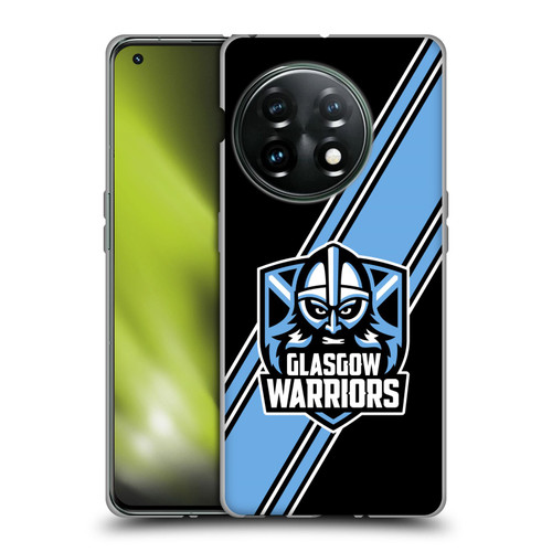 Glasgow Warriors Logo 2 Diagonal Stripes Soft Gel Case for OnePlus 11 5G