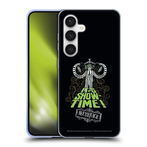 Beetlejuice Graphics Show Time Soft Gel Case for Samsung Galaxy S24 5G