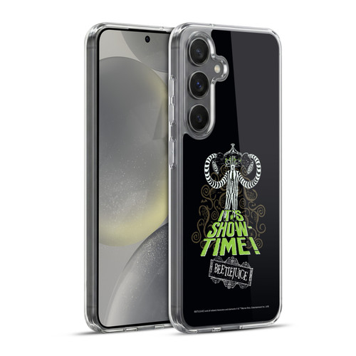 Beetlejuice Graphics Show Time Soft Gel Case for Samsung Galaxy S24+ 5G & MagSafe