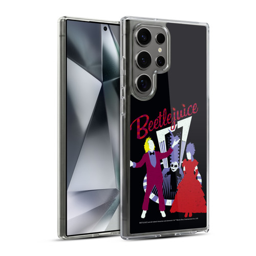 Beetlejuice Graphics Betelgeuse And Lydia Soft Gel Case for Samsung Galaxy S24 Ultra 5G & MagSafe