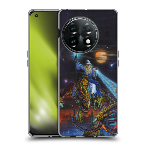 Ed Beard Jr Dragon Friendship Twilight Tempest Soft Gel Case for OnePlus 11 5G