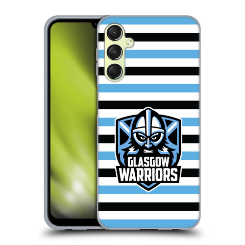 Glasgow Warriors Logo 2 Stripes 2 Soft Gel Case for Samsung Galaxy A24 4G / M34 5G