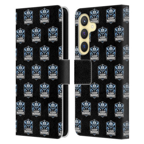 Glasgow Warriors Logo 2 Patterns Leather Book Wallet Case Cover For Samsung Galaxy S24 5G