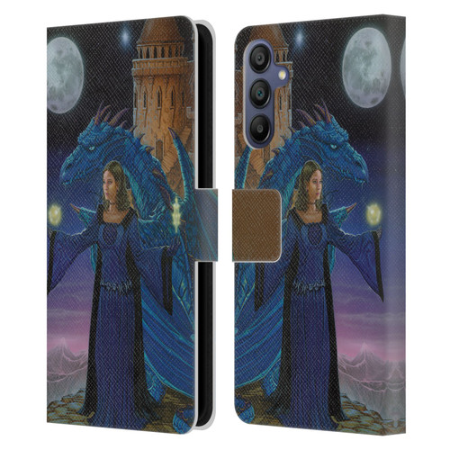 Ed Beard Jr Dragon Friendship Destiny Leather Book Wallet Case Cover For Samsung Galaxy A15