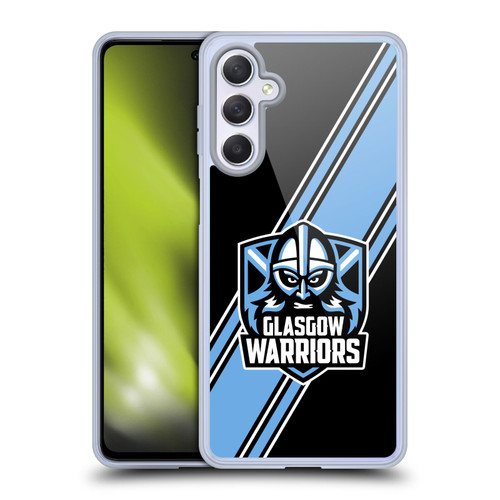 Glasgow Warriors Logo 2 Diagonal Stripes Soft Gel Case for Samsung Galaxy M54 5G