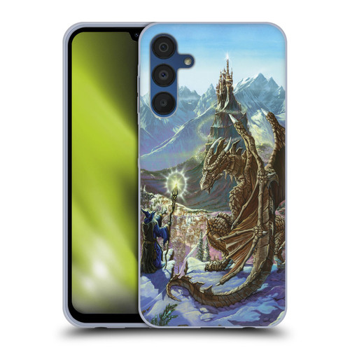 Ed Beard Jr Dragon Friendship Encounter Soft Gel Case for Samsung Galaxy A15