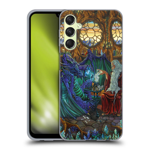 Ed Beard Jr Dragon Friendship Wizard & Dragon Soft Gel Case for Samsung Galaxy A24 4G / M34 5G