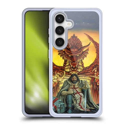 Ed Beard Jr Dragon Friendship Knight Templar Soft Gel Case for Samsung Galaxy S24 5G