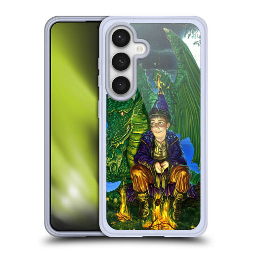 Ed Beard Jr Dragon Friendship Oops Said Soft Gel Case for Samsung Galaxy S24 5G & MagSafe