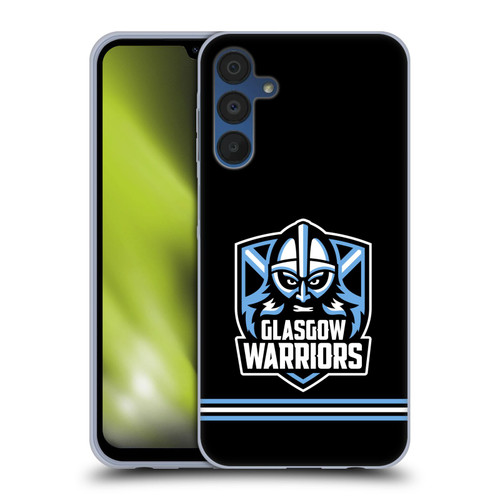 Glasgow Warriors Logo Stripes Black Soft Gel Case for Samsung Galaxy A15