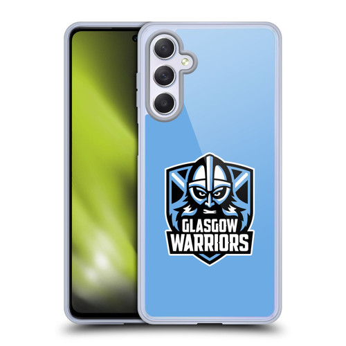 Glasgow Warriors Logo Plain Blue Soft Gel Case for Samsung Galaxy M54 5G