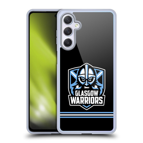 Glasgow Warriors Logo Stripes Black Soft Gel Case for Samsung Galaxy M54 5G