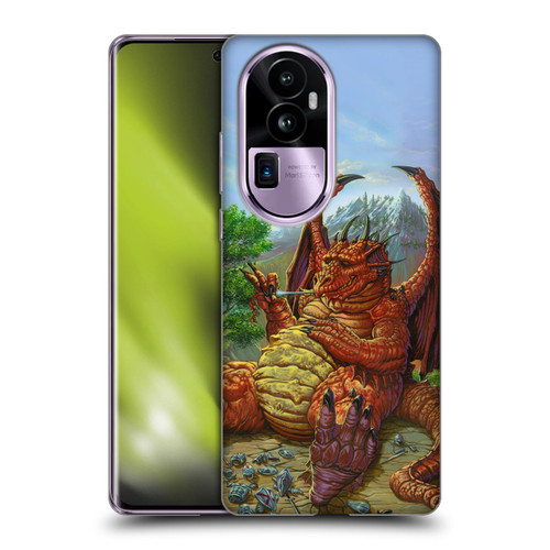 Ed Beard Jr Dragons Lunch With A Toothpick Soft Gel Case for OPPO Reno10 Pro+