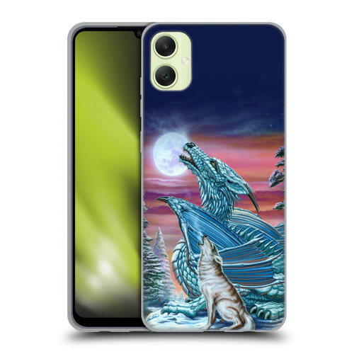 Ed Beard Jr Dragons Moon Song Wolf Moon Soft Gel Case for Samsung Galaxy A05