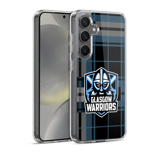 Glasgow Warriors Logo Tartan Soft Gel Case for Samsung Galaxy S24 5G & MagSafe