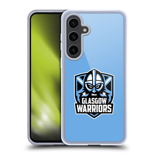 Glasgow Warriors Logo Plain Blue Soft Gel Case for Samsung Galaxy S24+ 5G