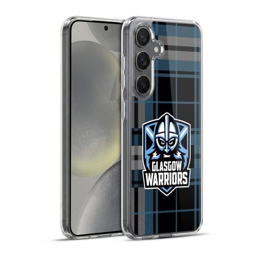 Glasgow Warriors Logo Tartan Soft Gel Case for Samsung Galaxy S24+ 5G & MagSafe