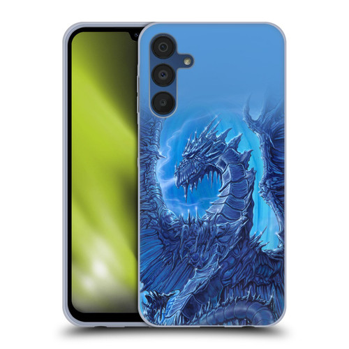 Ed Beard Jr Dragons Glacier Soft Gel Case for Samsung Galaxy A15
