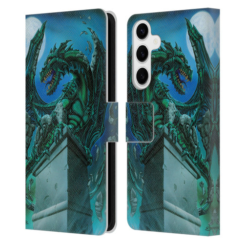 Ed Beard Jr Dragons The Awakening Leather Book Wallet Case Cover For Samsung Galaxy S24+ 5G