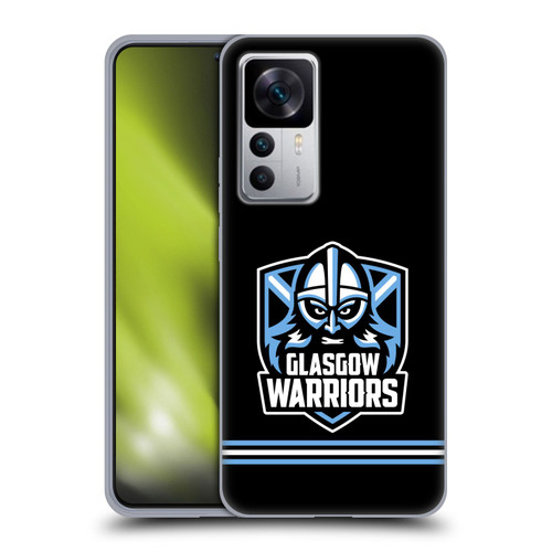 Glasgow Warriors Logo Stripes Black Soft Gel Case for Xiaomi 12T 5G / 12T Pro 5G / Redmi K50 Ultra 5G