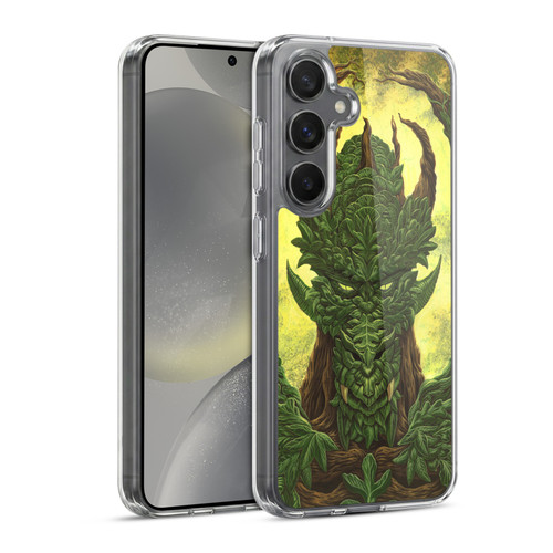 Ed Beard Jr Dragons Green Guardian Greenman Soft Gel Case for Samsung Galaxy S24 5G & MagSafe