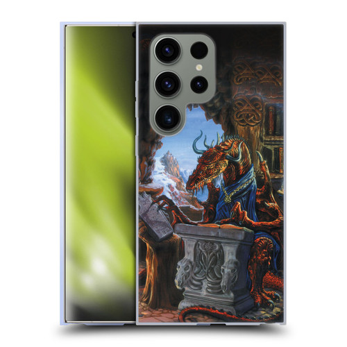 Ed Beard Jr Dragons Ancient Scholar Soft Gel Case for Samsung Galaxy S24 Ultra 5G