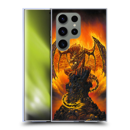 Ed Beard Jr Dragons Harbinger Of Fire Soft Gel Case for Samsung Galaxy S24 Ultra 5G