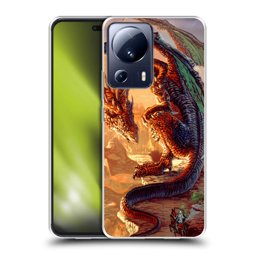 Ed Beard Jr Dragons Bravery Misplaced Soft Gel Case for Xiaomi 13 Lite 5G