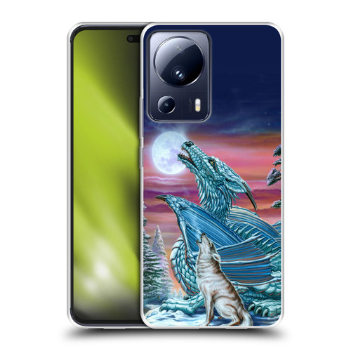 Ed Beard Jr Dragons Moon Song Wolf Moon Soft Gel Case for Xiaomi 13 Lite 5G