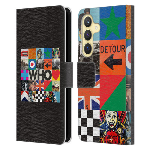 The Who 2019 Album Square Collage Leather Book Wallet Case Cover For Samsung Galaxy S24 5G