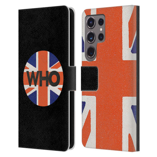 The Who 2019 Album UJ Circle Leather Book Wallet Case Cover For Samsung Galaxy S24 Ultra 5G