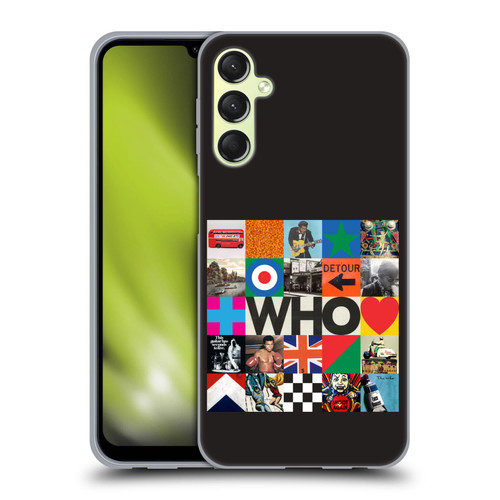 The Who 2019 Album Square Collage Soft Gel Case for Samsung Galaxy A24 4G / Galaxy M34 5G
