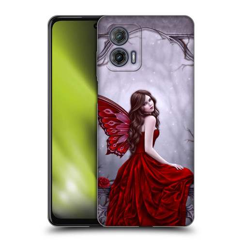 Rachel Anderson Fairies Winter Rose Soft Gel Case for Motorola Moto G73 5G