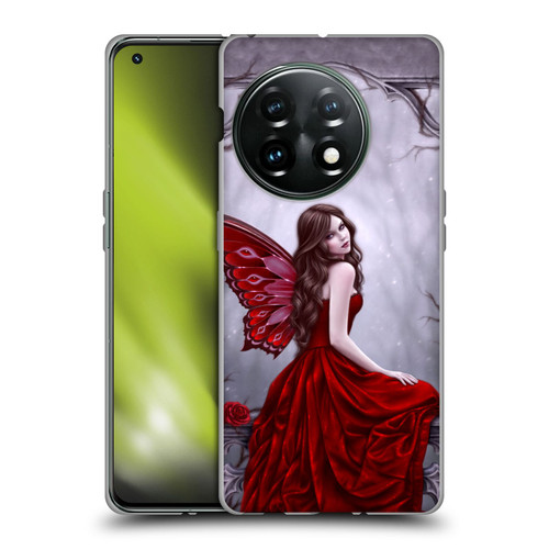 Rachel Anderson Fairies Winter Rose Soft Gel Case for OnePlus 11 5G