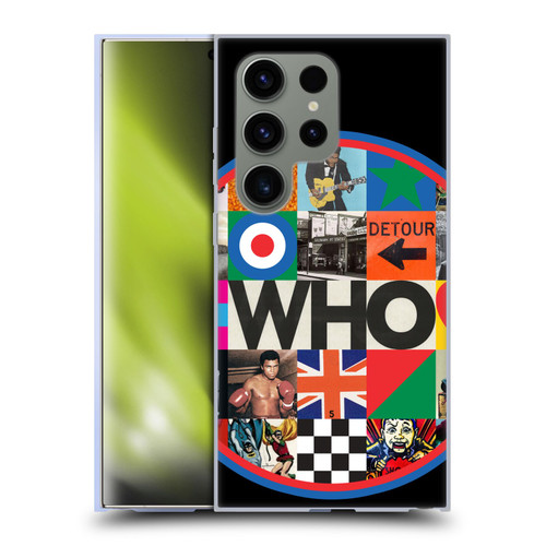 The Who 2019 Album Collage Circle Soft Gel Case for Samsung Galaxy S24 Ultra 5G