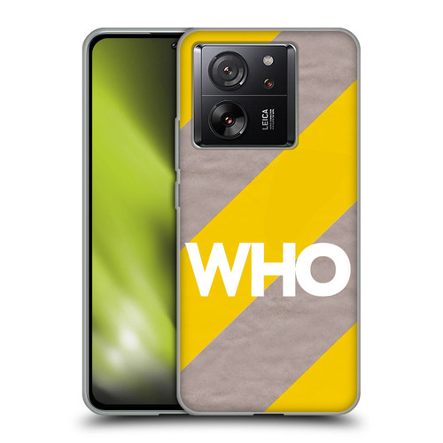 The Who 2019 Album Yellow Diagonal Stripes Soft Gel Case for Xiaomi 13T 5G / 13T Pro 5G