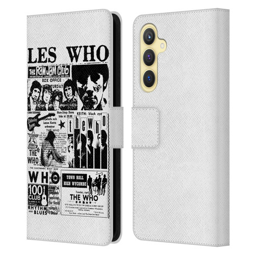 The Who Band Art Les Who Leather Book Wallet Case Cover For Samsung Galaxy S23 FE 5G
