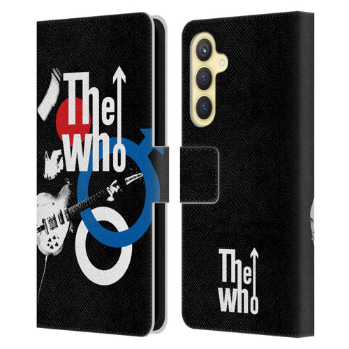 The Who Band Art Maximum R&B Leather Book Wallet Case Cover For Samsung Galaxy S23 FE 5G