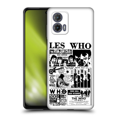 The Who Band Art Les Who Soft Gel Case for Motorola Moto G73 5G