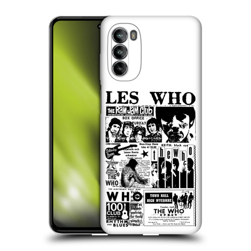 The Who Band Art Les Who Soft Gel Case for Motorola Moto G82 5G