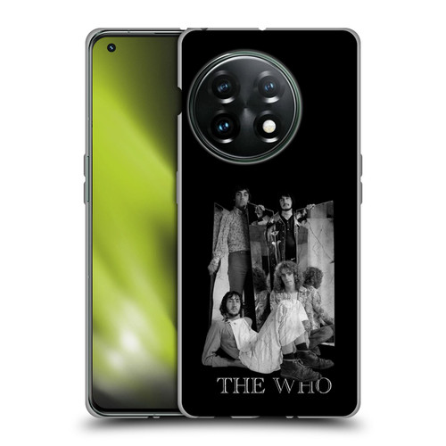 The Who Band Art Mirror Mono Distress Soft Gel Case for OnePlus 11 5G
