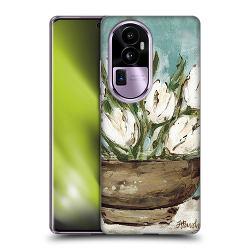 Haley Bush Floral Painting Tulip Bowl Soft Gel Case for OPPO Reno10 Pro+