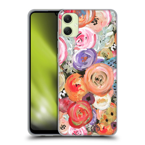 Haley Bush Floral Painting Colorful Soft Gel Case for Samsung Galaxy A05