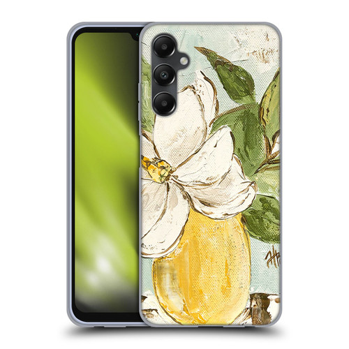 Haley Bush Floral Painting Magnolia Yellow Vase Soft Gel Case for Samsung Galaxy A05s