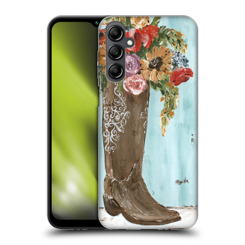 Haley Bush Floral Painting Boot Soft Gel Case for Samsung Galaxy M14 5G