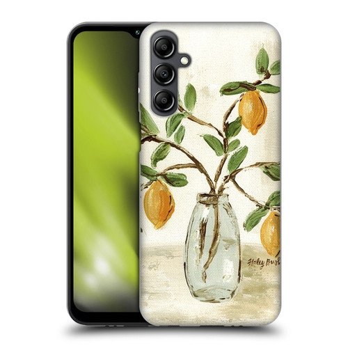 Haley Bush Floral Painting Lemon Branch Vase Soft Gel Case for Samsung Galaxy M14 5G