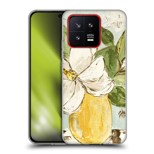 Haley Bush Floral Painting Magnolia Yellow Vase Soft Gel Case for Xiaomi 13 5G
